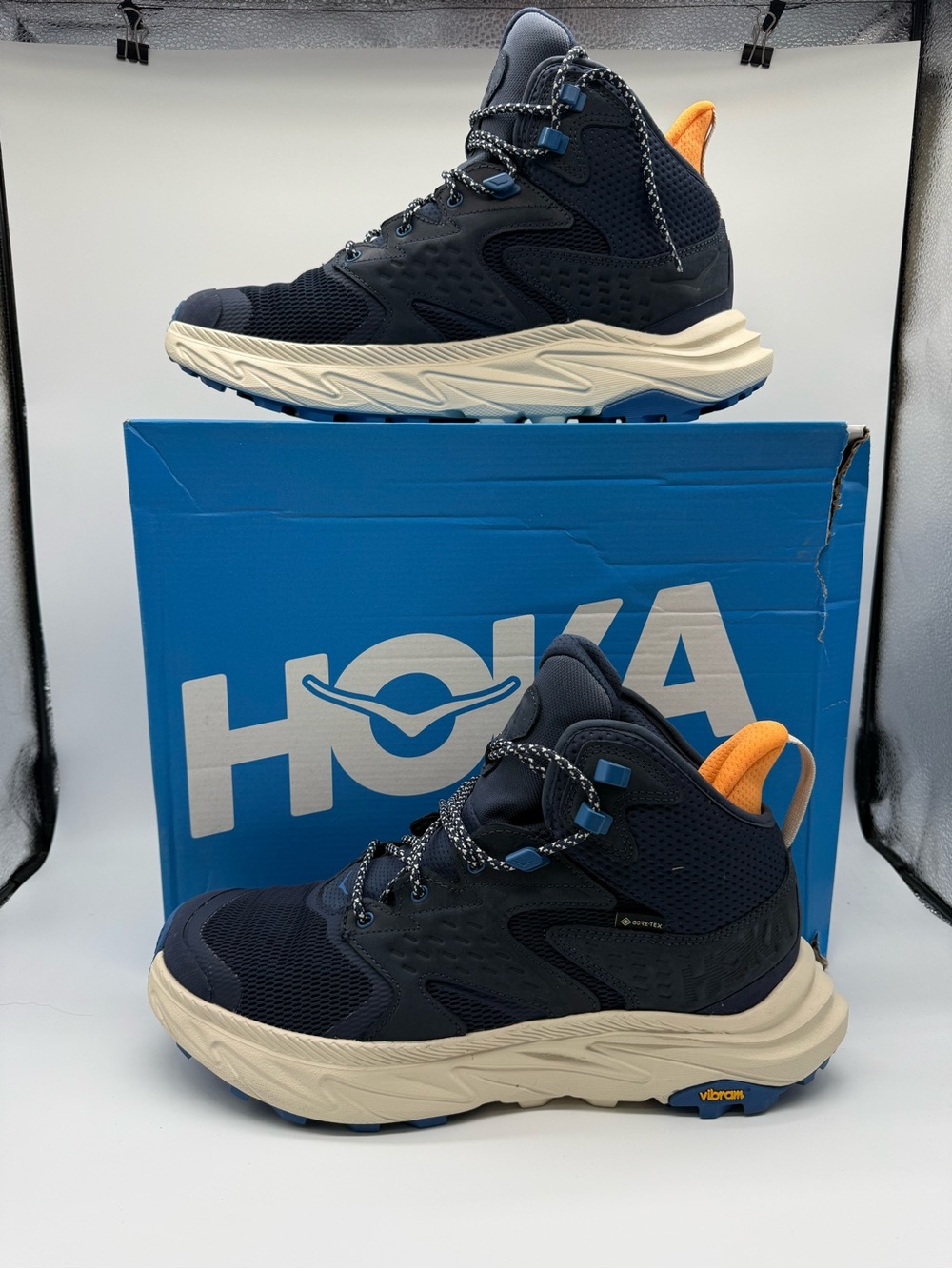 Hoka One One M Anacapa 2 Mid GTX Men’s Vibram Hiking Boots Gore-Tex Size US 11D